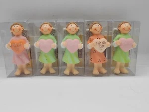 Schutzengel Figur Gilde Hab dich Lieb, 5er Set NEU in OVP - Bild 1 von 5