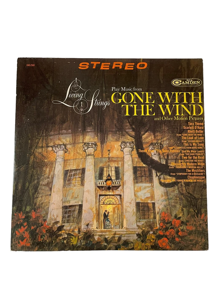 Living Strings Gone With The Wind Soundtrack CAS2161 12” Vinyl Record Foto 1 de 4