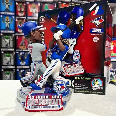 Bobblehead Vladimir Guerrero JR. Toronto Blue Jays “Father & Son” 40 HR Club MLB Foto 1 de 4