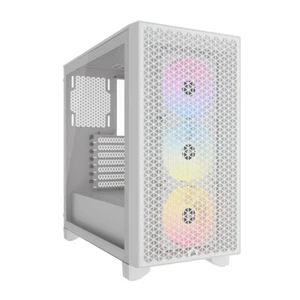 Corsair 3000D RGB AIRFLOW Mid-Tower ATX Case - White (CC-9011256-WW) - Picture 1 of 1