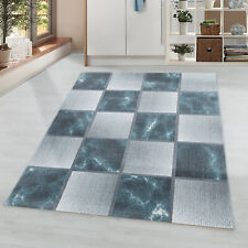 Moderner Designer Teppich, kurzflor für alle Zimmer Frieze meliert Patchwork kar