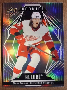 2022-23 Oberdeck Allure Hockey Rookies Chase Pearson #147 Detriot Red Wings - Bild 1 von 2