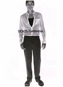 1998  PRINT AD - DOLCE & GABBANA FASHION CLOTHING AD - D & G MADISON AVE. NY - Picture 1 of 1