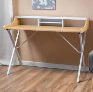 47in Computer Desk with Storage Drawers Shelves Home Office Writing Desk Table - Picture 1 of 3