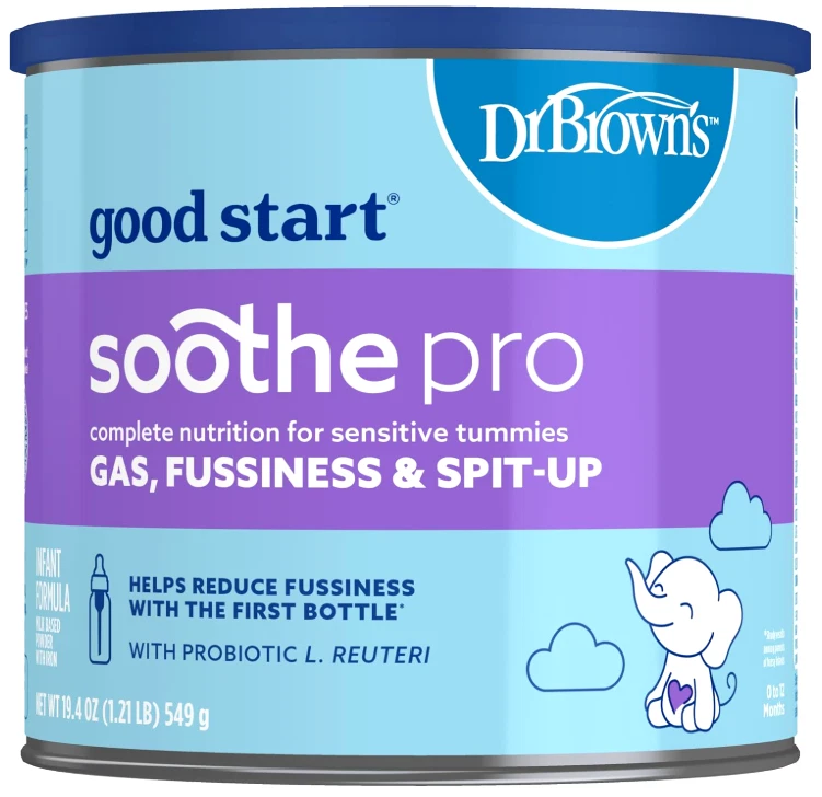 Dr Brown's Good Start Soothe Pro con probióticos fórmula para bebés en polvo, 19,4 oz Foto 1 de 2
