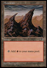 Mountain (B) X4 (Tempest) MTG (LP) *CCGHouse* Magic