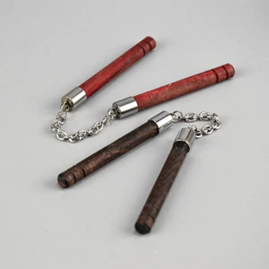 Mini Colgante de Madera Nunchakus Nunchucks Artes Marciales Kung Fu Nunchakus Stick Juguetes - Imagen 1 de 15