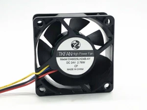 1pcs TKFAN 6CM DA6025LH24B-AY DC24V PWM speed regulation cooling fan - Afbeelding 1 van 2