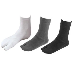 3 Pairs V-Shape Splited Toe Tabi Socks,Flip Flop Tabi Socks - Picture 1 of 6