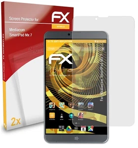 atFoliX 2x Screen Protector voor Mediacom SmartPad Mx 7 mat&schokbestendig - Afbeelding 1 van 9