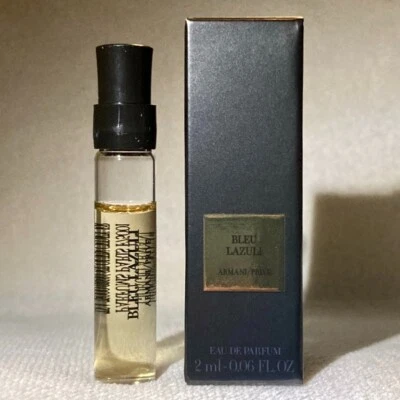 Armani Prive Bleu Lazuli Eau de Parfum SPLASH DAB Muestra Vial 0,06 oz, 2 ml Nuevo en caja Foto 1 de 2