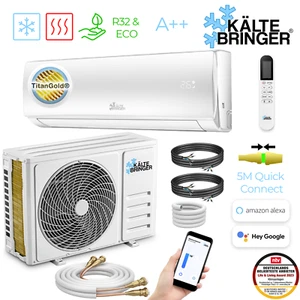 Klimaanlage Quick Connect Split Klimagerät 12000 BTU Heizfunktion 3,4kW WLAN APP - Bild 1 von 8