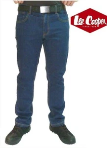 Lee Cooper 218 Blue Stretch Denim Work Jeans Classic Fit 5 Pocket 30-42 - Picture 1 of 1