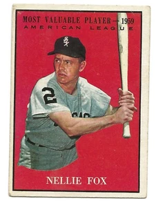 1961 Topps #477 MVP Nellie Fox White Sox - Bild 1 von 1