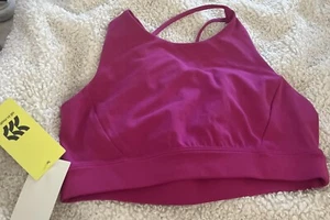 Sujetador deportivo sin costuras All In Motion para niñas talla L grande (10/12) rosa escote alto - Imagen 1 de 5