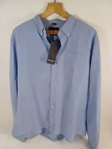 Firetrap Basic Oxford Shirt BLUE Mens Gents XXL 2XL RRP £40 - Picture 1 of 7