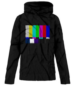 BSW Youth No Channel Color Bars Vintage Off-Air TV Hoodie - Picture 1 of 7