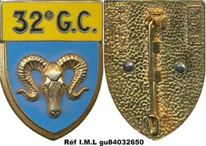32° Groupement de Camp, sigle G.C. bélier, BOUSSEMART 2092 (7025) - Imagen 1 de 1