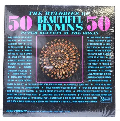 PETER BENNETT  "The Melodies Of 50 Beautiful Hymns"  Vinyl LP    UA  UAL3393 - Image 1 of 4