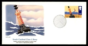 MayfairStamps Great Britain FDC 1985 South Cardinal Class 1 Buoy Fleetwood First - Picture 1 of 2