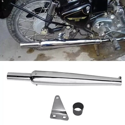 Royal Enfield OLD Bullet Classic 350 500 Gold Star Exhaust Silencer Chrome - Image 1 of 4