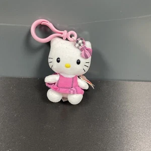 Ty Beanie Babies- HELLO KITTY TARTAN KEY CLIP - Picture 1 of 8