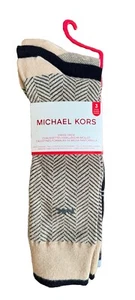 Michael Kors 3 pares de calcetines de vestir para hombre talla US 7-12 NUEVOS CON ETIQUETAS - Imagen 1 de 9