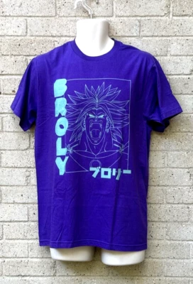 Camiseta Dragonball Z Nueva Para Hombre Mediana Púrpura Anime Broly DBZ Manga Goku Foto 1 de 4