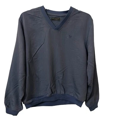 Lyle & Scott Scotland Men Medium Blue Jacket Windbreaker Golf Embroidered Eagle - Image 1 of 4