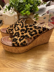 sam edelman leopard wedges