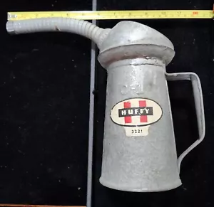 Original Huffy 3221 Galvanized Oil Can 1 Qt C-1 - Picture 1 of 13