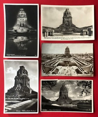 5 x Foto AK LEIPZIG 1940 Völkerschlachtdenkmal ( 103621 - Bild 1 von 2