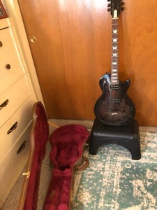 Les Paul electric guitar- Joe Perry series-black burst - 1998 - with case - Picture 1 of 8