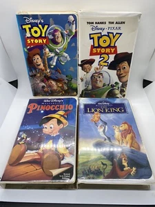 Disney VHS Movie Lot - Toy Story, Lion King, Pinocchio - Picture 1 of 10