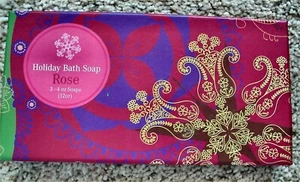 Holiday Bath Soap Rose - Picture 1 of 2