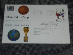 NOBBY STILES - ENGLAND WORLD CUP 1966 -FDC SIGNED. - Picture 1 of 1