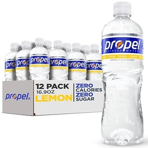 Bebida deportiva Propel Lemon cero calorías con electrolitos y vitaminas C&E, paquete de 12 - Imagen 1 de 11