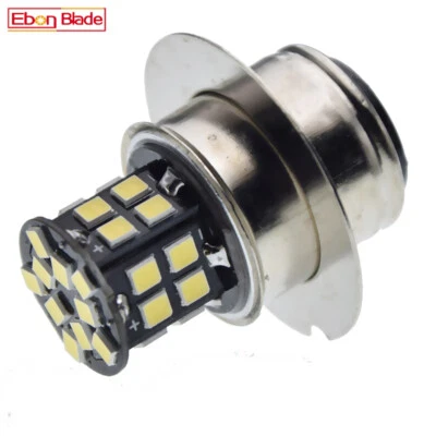 1 x 6V P36D 30SMD Motorcycle LED White Headlight Dual Beam Light Bulb Motorbike  Foto 1 de 4