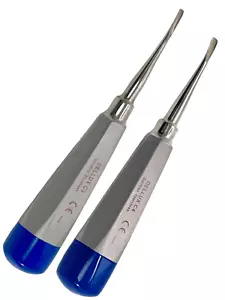 GERMAN DENTAL ELEVATOR EXTRACTING LUXATING APICAL ROOT ELEVATOR 3,4MM BLUE CVD - Picture 1 of 2