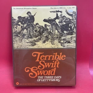 SPI Terrible Swift Sword Dual Tray The Three Days of Gettysburg INCOMPLETE ! - Picture 1 of 4