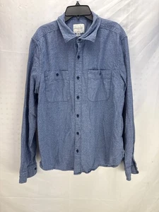 American Eagle Blue Chambray Button Up Shirt Long Sleeve Men’s Size XL - Picture 1 of 9
