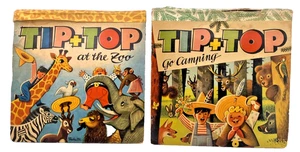 Vintage Pop-up Bücher Tip & Top im Zoo & Camping gehen 1964 v. Kubasta Tschechien - Bild 1 von 21