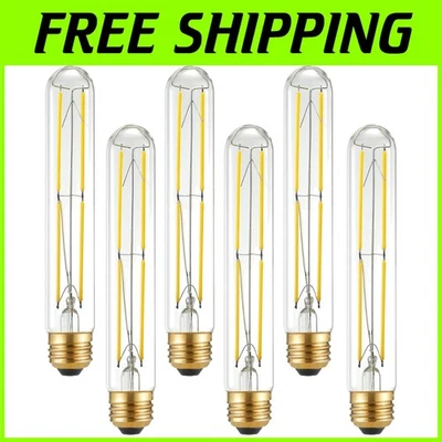 Dimmable 6W E26 LED Bulb Pack of 6 - 4000K Neutral White for Elegant Lighting - Image 1 of 4