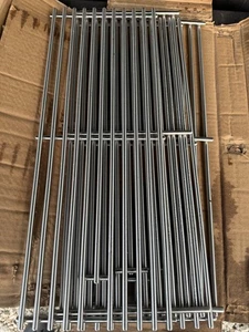 4 Stainless Steel Cooking Grill Grates Replacement for 19.25x7.5 in USA - Picture 1 of 6