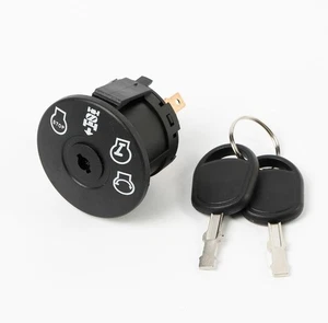 Nuevo INTERRUPTOR DE LLAVE DE ENCENDIDO con LLAVE para tractor cortacésped JOHN DEERE GY20074 - Imagen 1 de 8