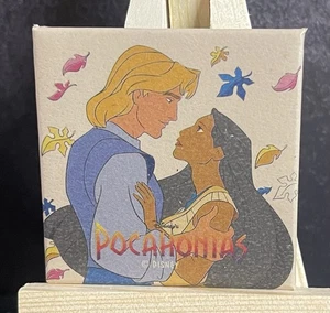 Distintivo DIsney Pocahontas & John spilla pulsante posteriore film vintage anni 90  - Foto 1 di 1