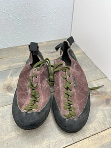 Five Ten 5.10 Asym Zapatos de Escalada para Hombres 9.5 Rojo Negro Stealth C4 Bouldering - Imagen 1 de 6