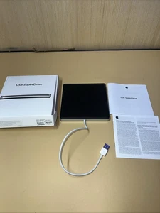 Apple USB SuperDrive External CD DVD Drive A1379 with Box & Manual - Picture 1 of 5