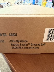 CHIC OPULENCE Nyasha Lauder Doll SACHIKA X COLLECTION Empty Box And Shipper Only - Picture 1 of 2