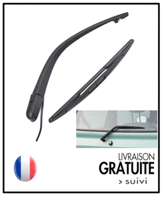 Bras balais essuie glace arrière complet POUR Renault Twingo (1993 à 2007) - Photo 1/4